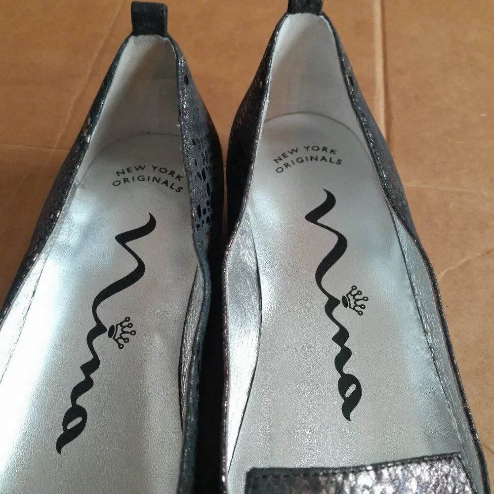 Nina New York Women's Originals, Quay3 Loafers, Liquid Bronze D, Size 9.5M